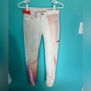 EUC rag & bone for Intermix Skinny Jeans With Abstract Shapes Pattern Size 26